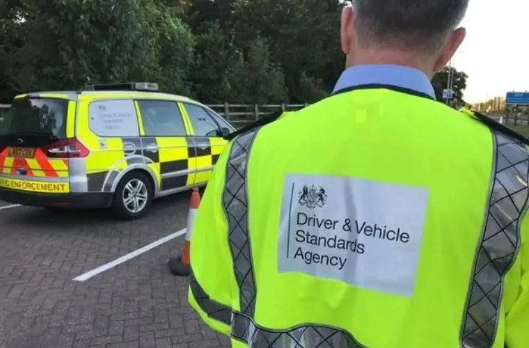 Driver stopped at roadside check after choosing to Drive Without Driver CPC